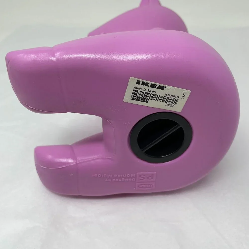 Ikea PS Pink Piggy Bank Monika Mulder Plastic Kids Room Decor Retro Pop Art